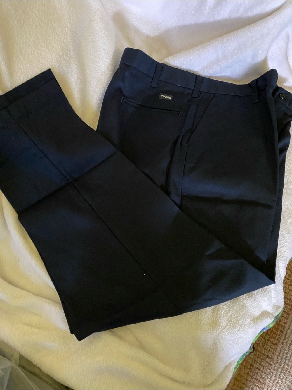 Men's Blue Cintas Work Pants 38x30
